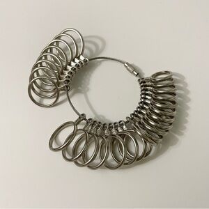 Stainless Steel Ring Sizer Measuring Tool